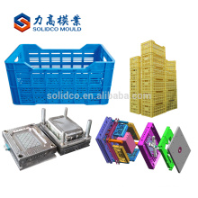 China plastic logistic mold stackable crates injection mould